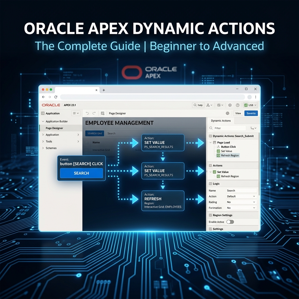 Oracle APEX Dynamic Actions: The Complete Beginner to Advanced Guide