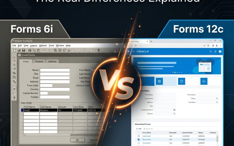 Oracle Forms 6i vs Oracle Forms 12c — What’s Really Different?