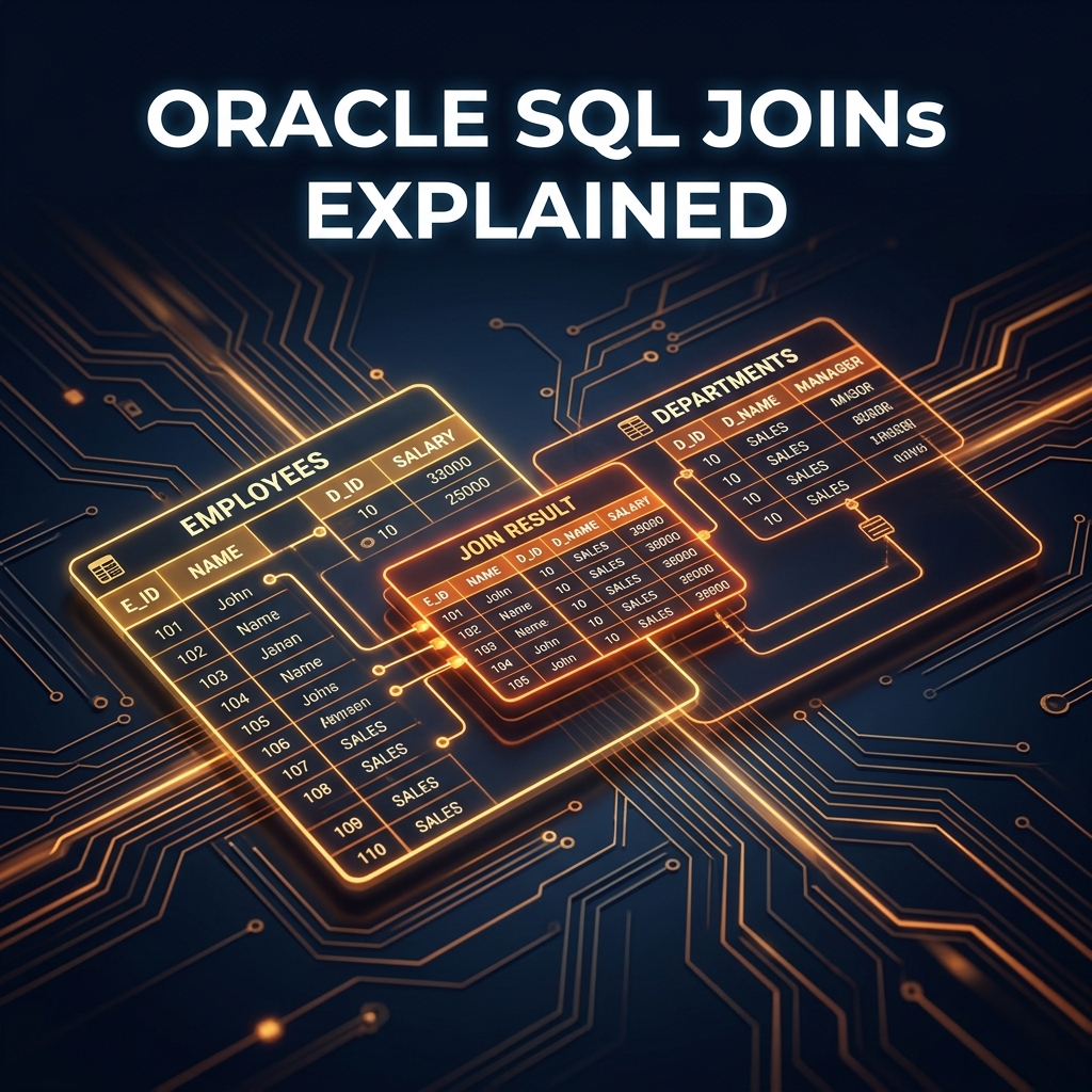 Oracle SQL JOINs Explained: From INNER JOIN to Full Outer Join