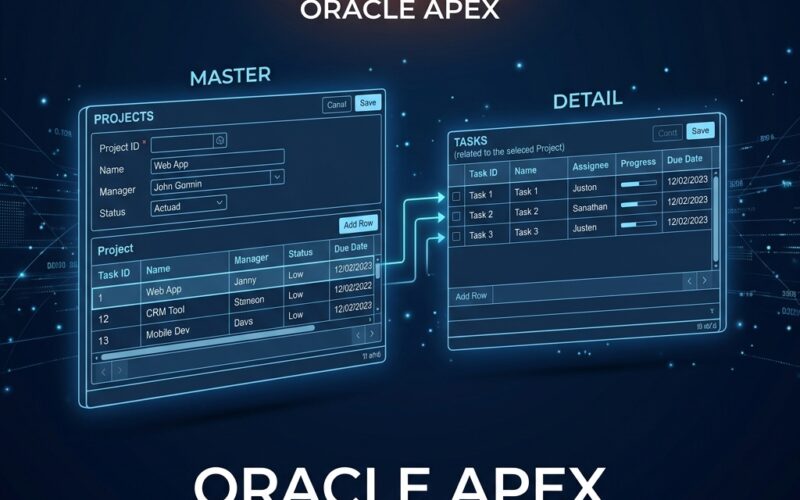 How to Build a Master-Detail Form in Oracle APEX