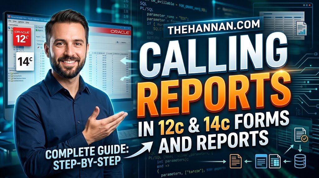 Calling Reports in 12c 14c Forms and reports